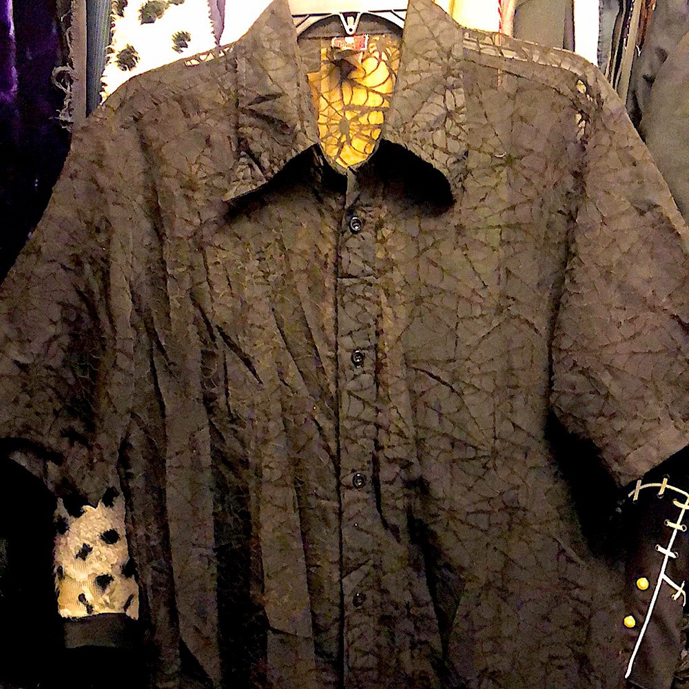 SUPER BAD-ASS black spider web shirt!!!